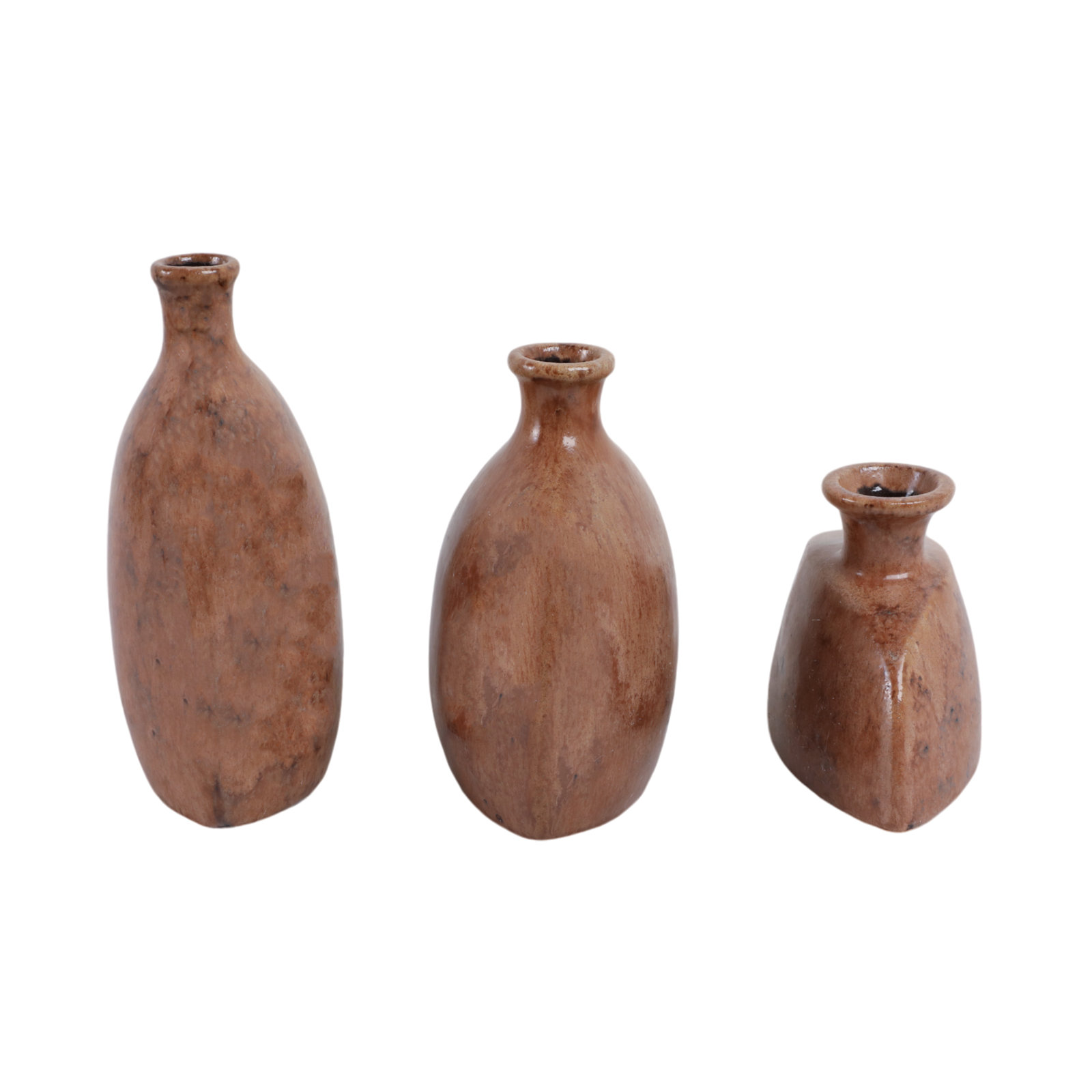 Kielo Ceramic Table Vase, Brown