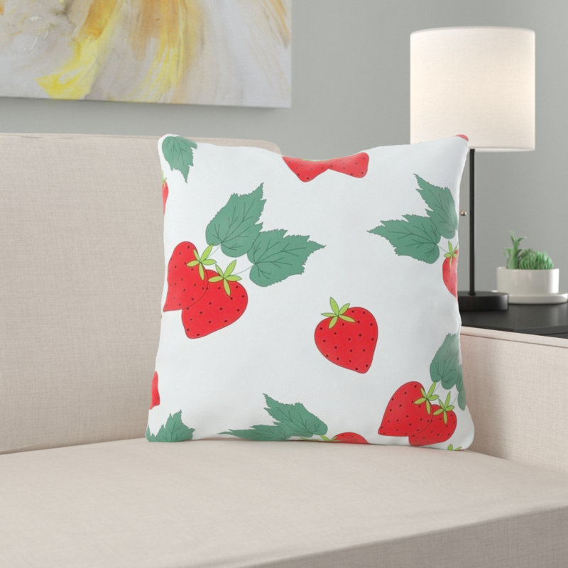 Coussin fraise, Intérieur