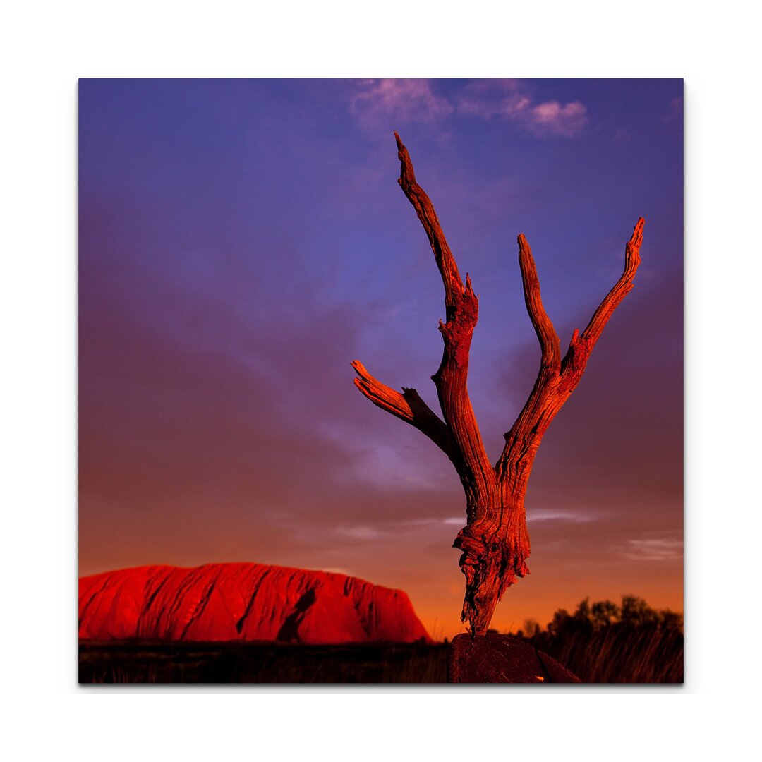 Leinwandbild "Fotografie Uluru - Ayes Rock"