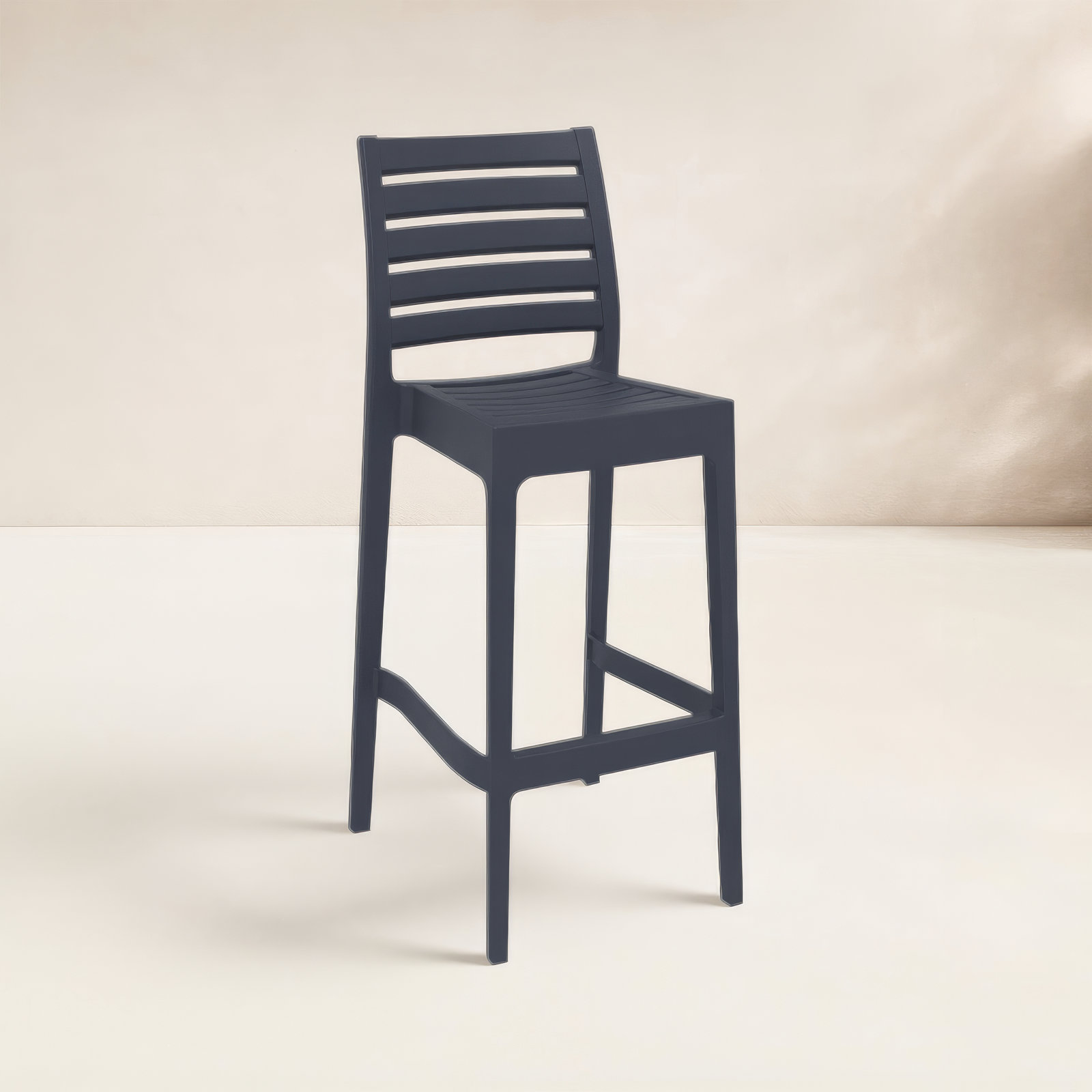 42.5'' Outdoor Bar Stool, Dark Gray