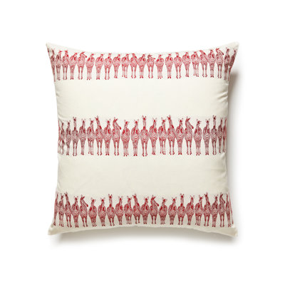 ZEBRAS ON PARADE PILLOW