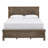 Crater Wood Panel Queen Platform Bed
