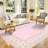 Washable Area Rug Modern Bordered Rug Non Slip Floor CarpetNon Shedding Neutral Rugs for Kitchen Bedroom Living Room-2014422452-2014422456