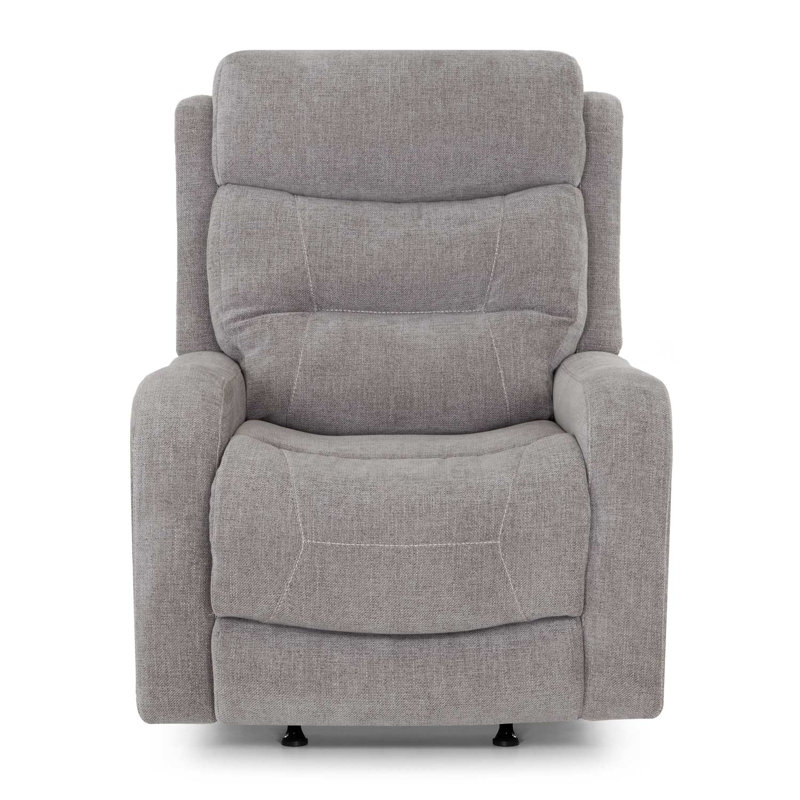 Fabric Power Rocker Recliner, Gray