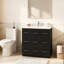Meuble-lavabo autoportant avec lavabo et tiroirs-684443037