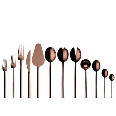 Ensemble de couverts raison - 67 pièces - Bronze