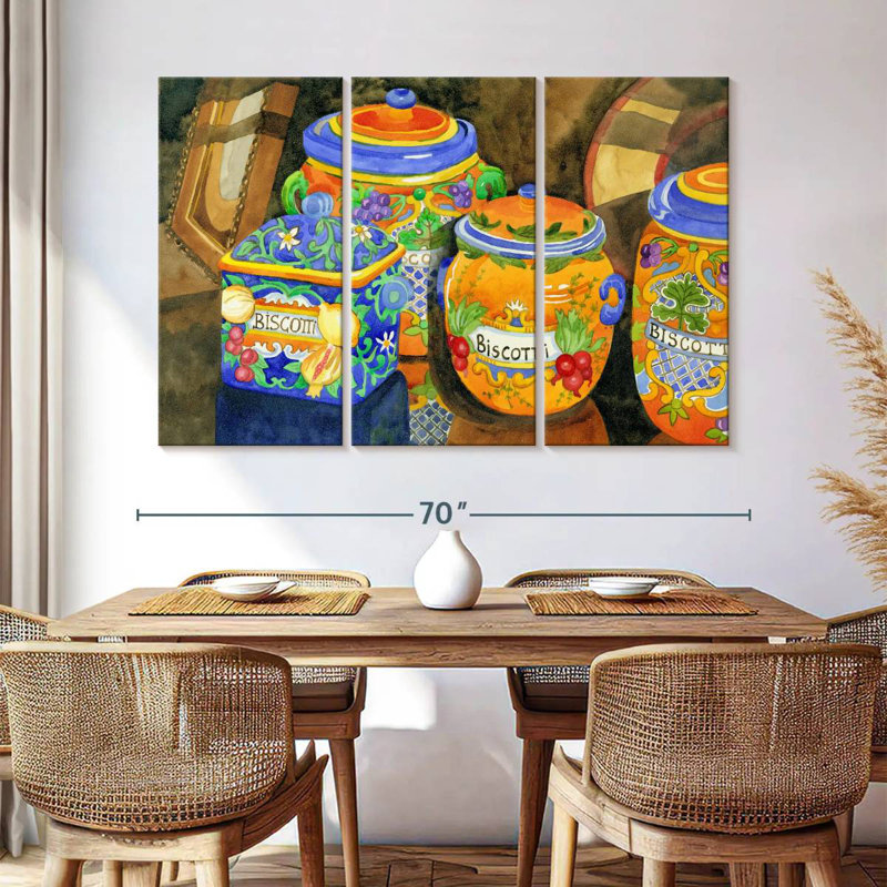 Yarlin Biscotti, 42" H x 65" W