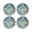 Sous-verres impressionnistes printaniers en cuir Vegan-119015395