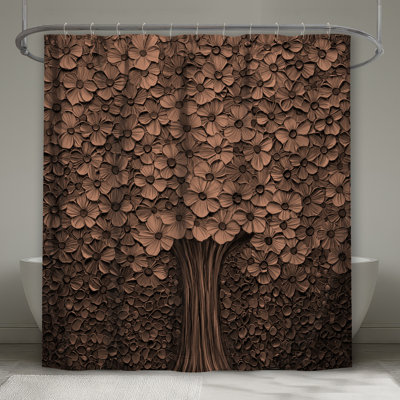 Rideaux de douche bronze bronze