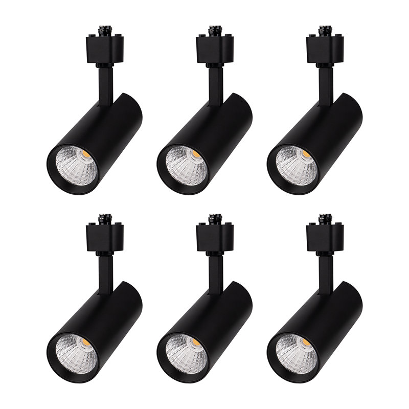Tête d'éclairage à DEL à intensité variable de 16,5 W compatible avec un projecteur de rail de type H à circuit unique pour une exposition d'art mural décorative