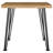 Kallye Square Wood Top Coffee Table Natural Brown