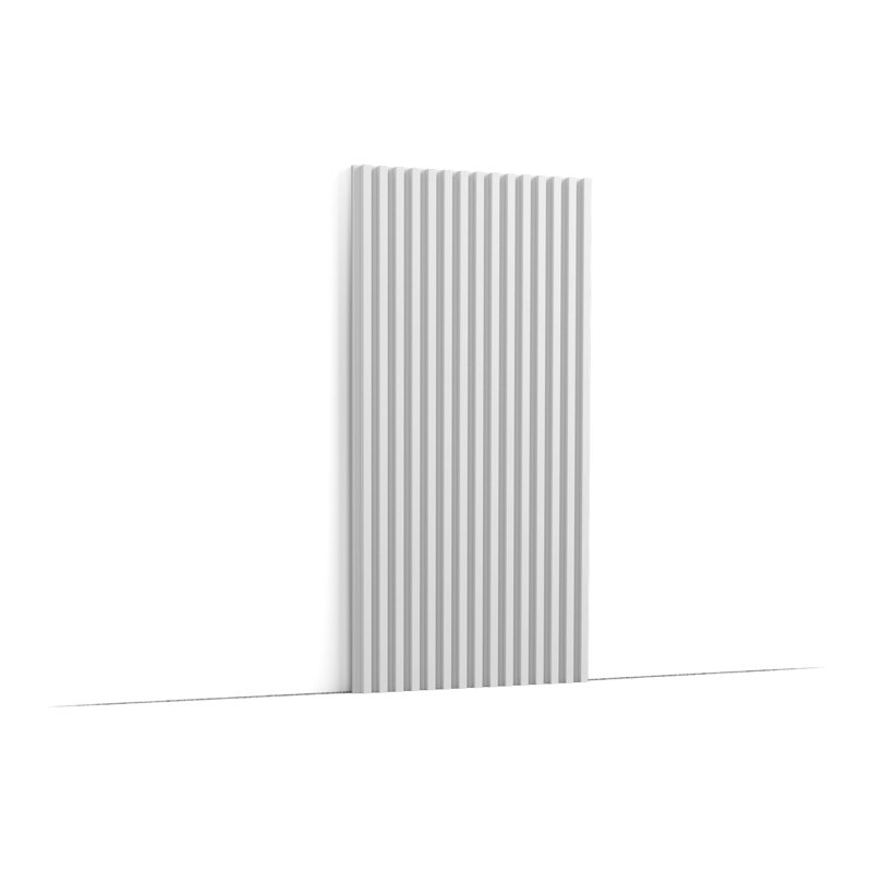 9.87" x 78.75" Wall Paneling in White