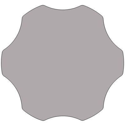 Goddard Commercial Adjustable Height Flower Activity Table