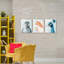 «Vivid Plumage Bird Portraits», ensemble de 3 toiles par Hannah Dawson-1089797579