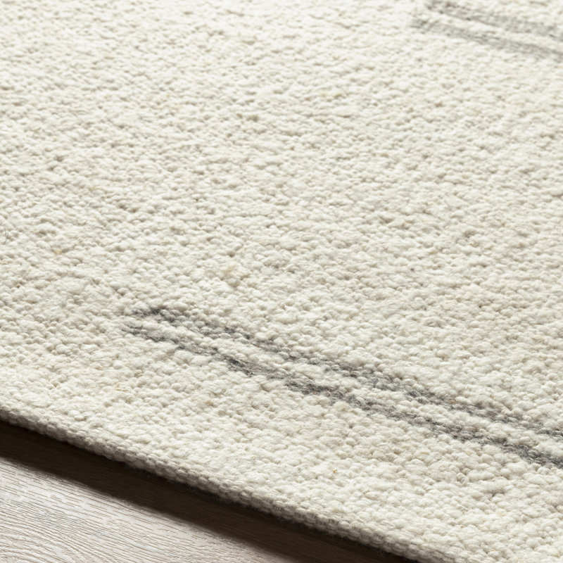 Machu Picchu Wool Striped Area Rug, Rectangle 10' x 14'