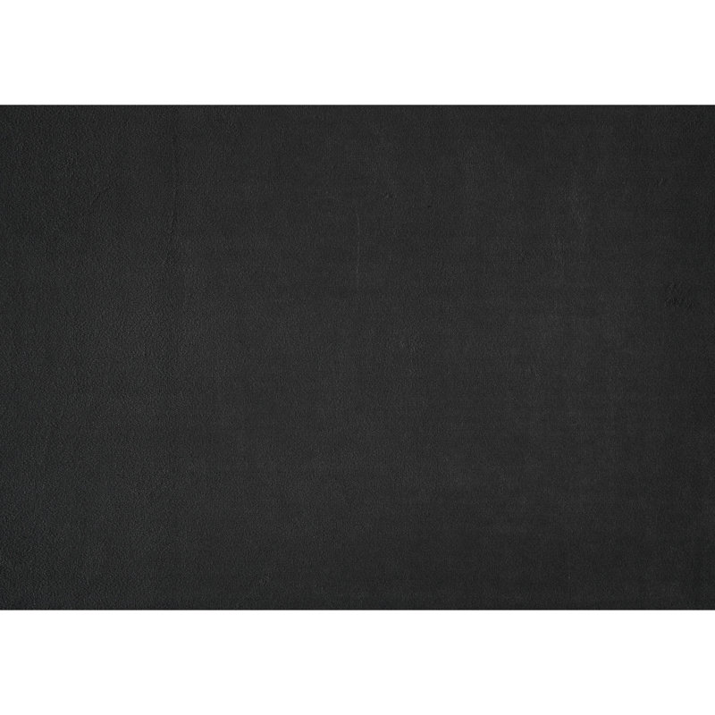 Lit plateforme réglable à tête de lit double avec revêtement en velours gris foncé et lattes, Lit double, Gris foncé