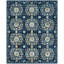 Tapis oriental bleu marine / ivoire Osakis-341183059