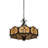 Radha 60 - Light Chestnut Unique/Statement Pendant