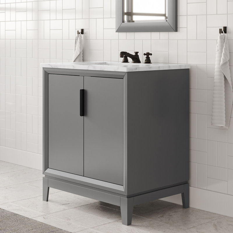 Elizabeth 30'' W Single Vanity, Cashmere Gray