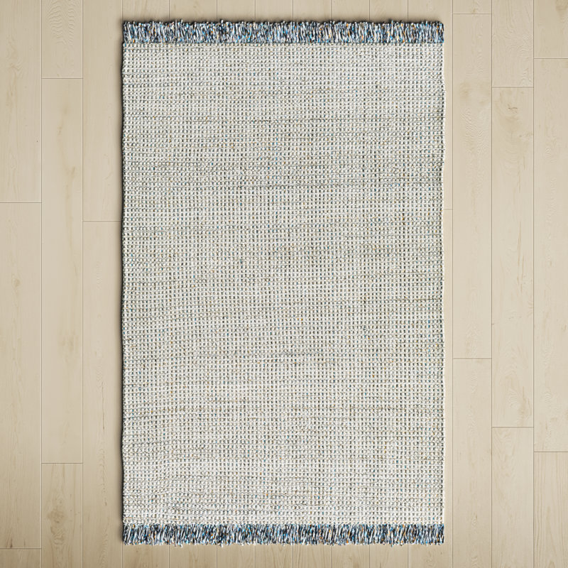 Viewcrest Hand Woven Recycled PET Geometric Indoor / Outdoor Area Rug , Rectangle 12' x 15'
