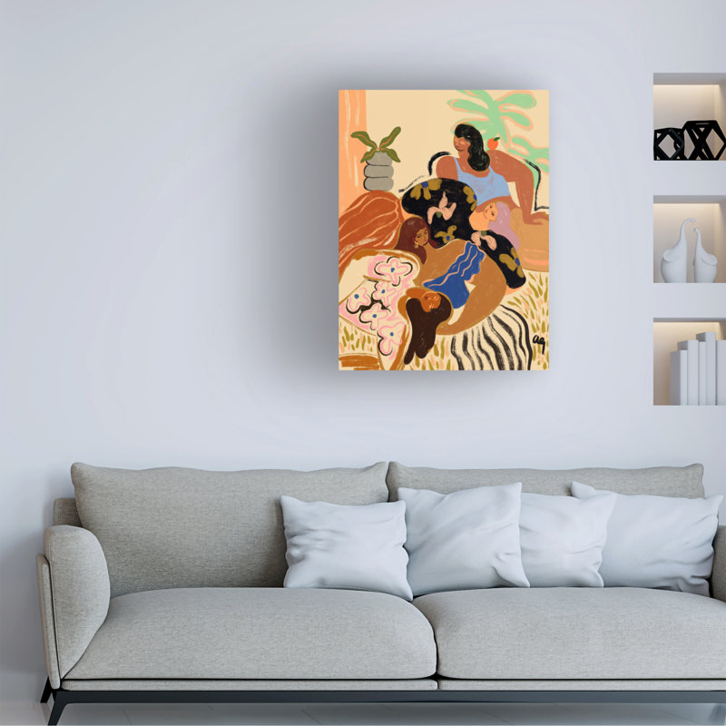 Cozywozy sur toile par Arty Guava, H 19 po x l 14 po x P 2 po
