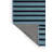Machine Washable Horizontal Stripes Blue Area Rug-1307463723