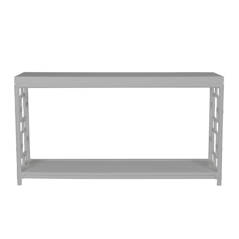 Sobe 60'' W Console Table, Light Gray