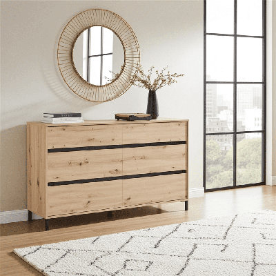 157 cm W Chest of 6 Drawers