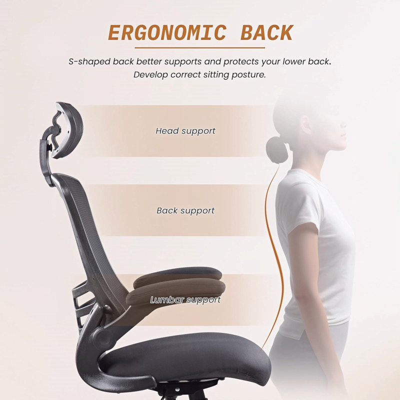 Office Computer Desk Chair,Adjustable Headrest
