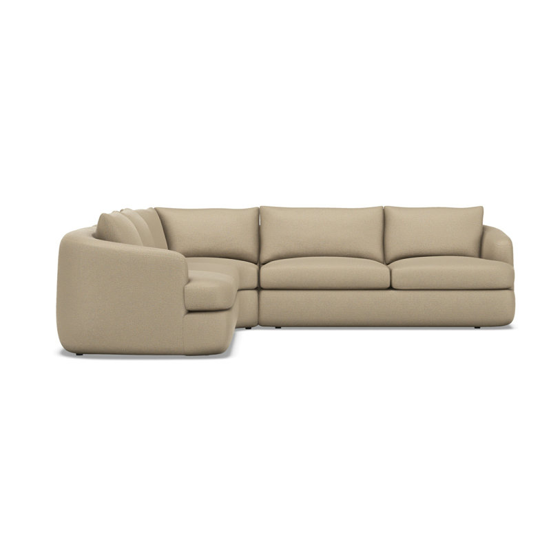 Jules Fabric 3 Pc Sectional, 1697-200