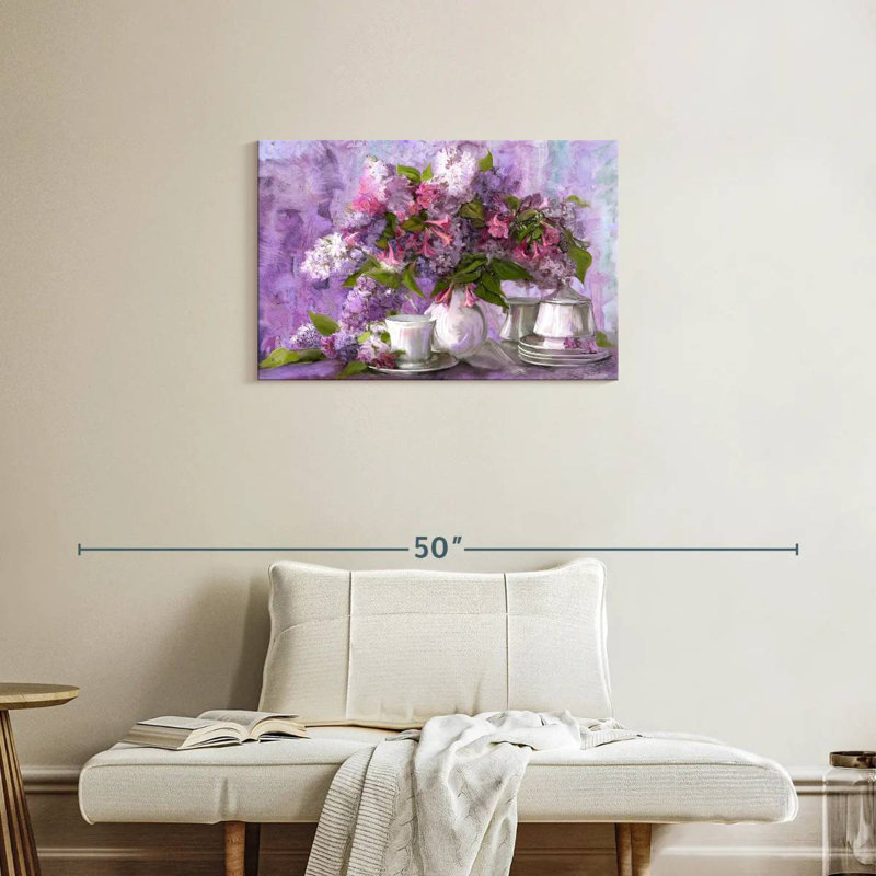 Fleur de lilas Harnek, H 20 po x l 30 po