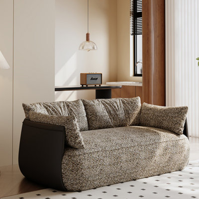 Petit canapé droit de style Mid-Century