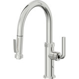 Descanso Kitchen Pull-Down Kitchen Faucet with Squeeze Sprayer - Low Arc Spout