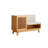 Minimalist Pure Solid Wood Grille Door Shoe Storage Bench