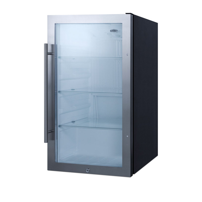 Réfrigérateur d'extérieur 3,1 pieds cubes Summit Appliance Mini réfrigérateur convertible, Cabinet noir