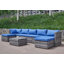 Ensemble de conversation avec coussins 8 pièces Nork Patio Furniture-1920189977-1920189976