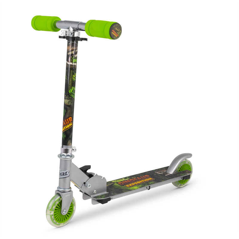 Scooter clignotant: dinosaure
