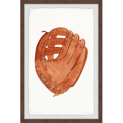 Oehlschlaeger Catcher's Gloves Framed Print