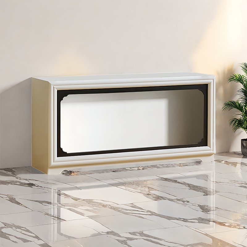Rigney, 23.62" H x 47.24" W x 13" D, White