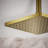 Honesty 8" Single-Function Wall or Ceiling-Mount Square Rainhead, Square Rain Showerhead 1.75 GPM-87128951