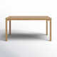 Sonlin 59'' Teak Outdoor Dining Table