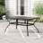 6 - Person Rectangular 60" Long Aluminum Dining Set-339775425