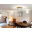 URBNLIVING Crystal Semi Flush Mount