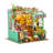Diy Miniature House Kit Wooden Doll House With Led Lights, Handmade Mini Home Building Set, Creative Craft Kit For Adults, Perfect For Home Decor & Unique Gifts