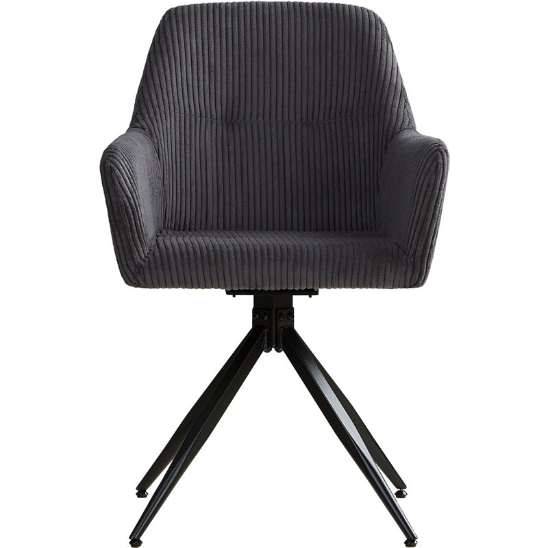 Mahanoy Upholstered Armchair, 4, Grey/Brown/Blue