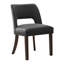 Chaise de salle à manger rembourrée en similicuir (ensemble de 6)-1515530756-1515486735
