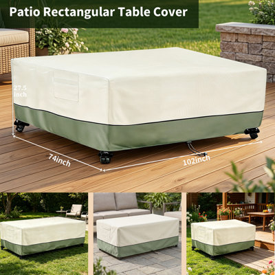 Housse pour table d'extérieur rectangulaire