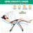2 Pack Zero Gravity Chair,Adjustable Reclining Lounge Chair with Cushion, Headrest, Cup Holder-63642498