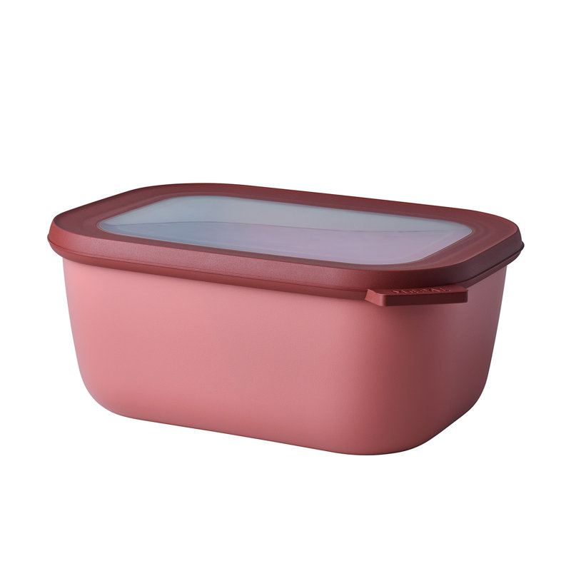 Cirqula Rectangular Multi Bowl Container 1500ml - Vivid Mauve