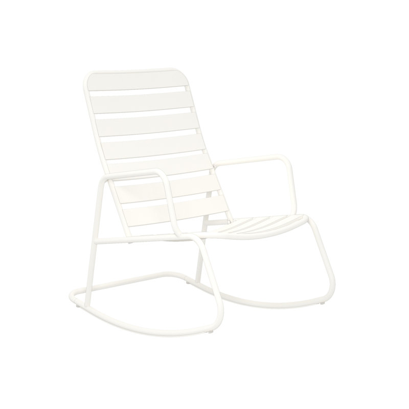 Rynn Metal Rocking Chair (indoor/outdoor), White